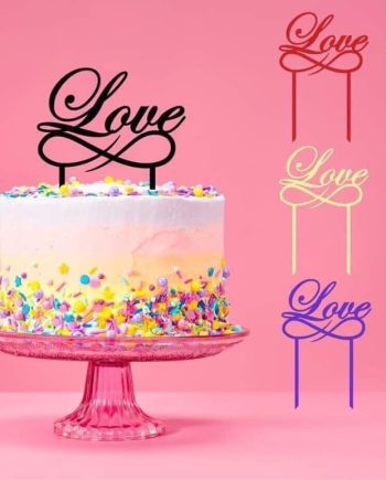 Cake topper love